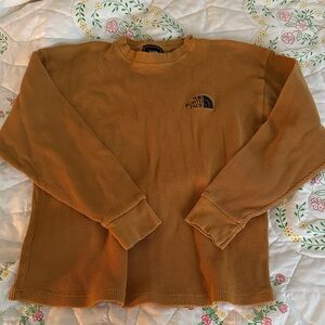 The North Face Men's Tan thermal long sleeve